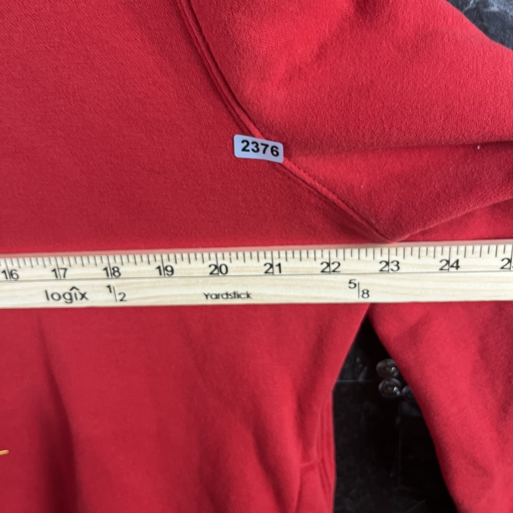 Polo Ralph Lauren Men's Red Coffee Polo Bear Fleece Hoodie Medium - Picture 6 of 7
